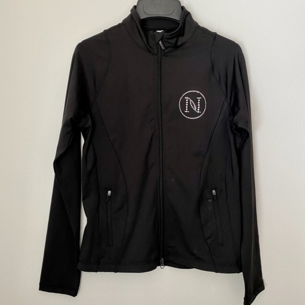 North End Dri Fit Black Active Running Jacket S
